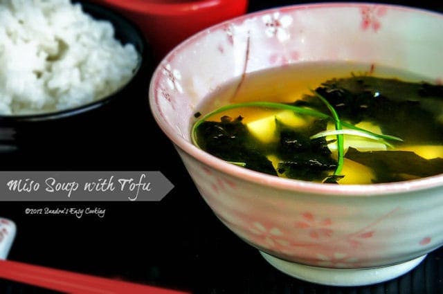 Miso Soup with Tofu Recipe 