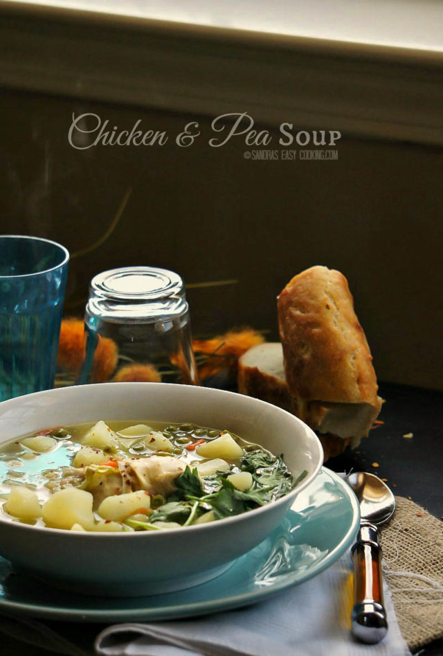 Peas and Chicken Soup Recipe 