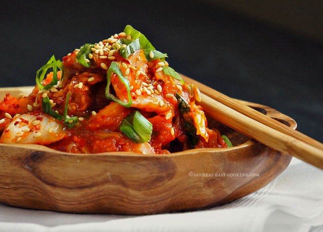 Korean Fermented Napa Cabbage - Baechu Kimchi