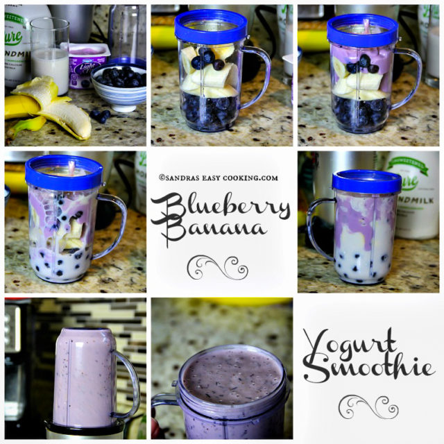Blueberry Banana Yogurt Smoothie