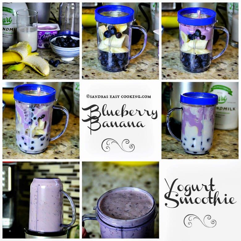 Blueberry Banana Yogurt Smoothie Sandra's Easy Cooking