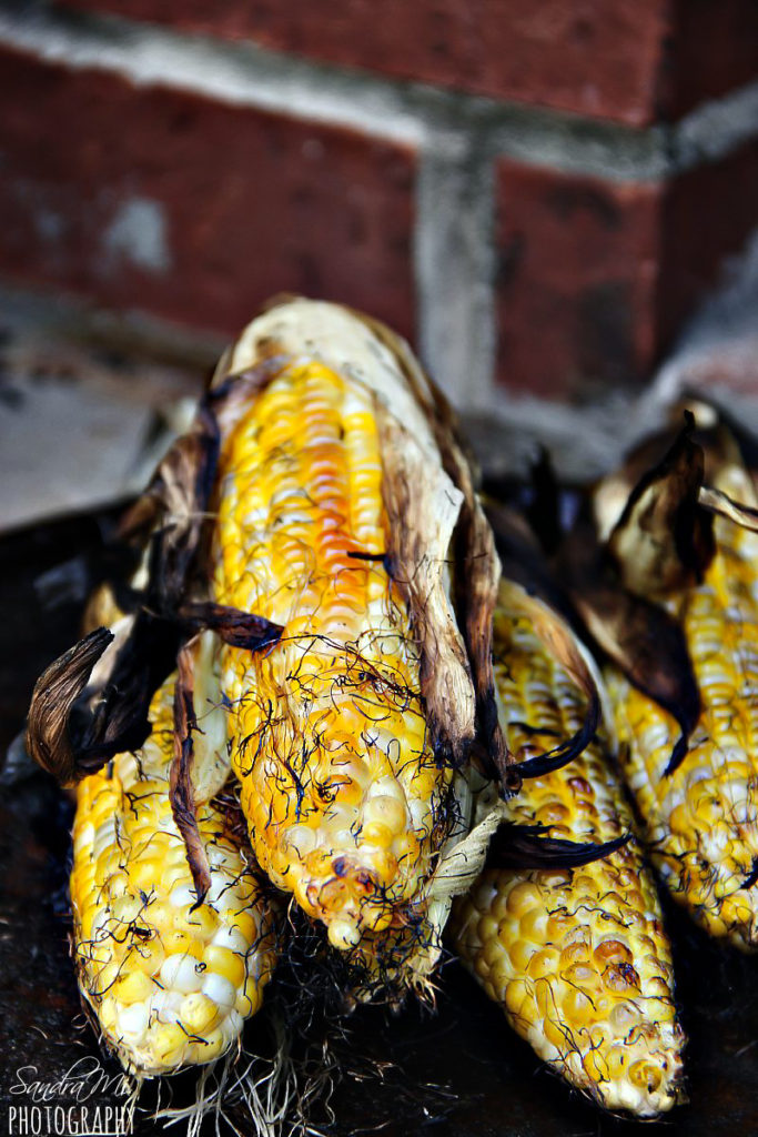 Grilled Corn on the Cob with Husks