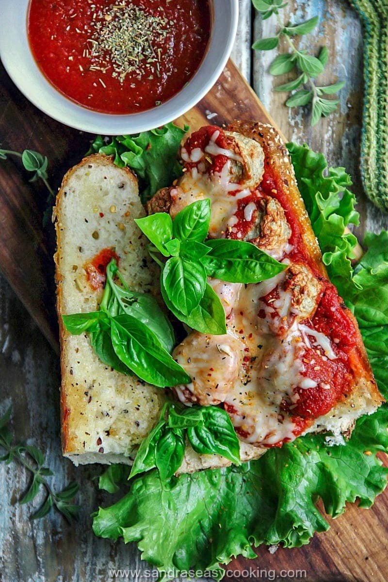 Meatball Marinara Sub Sandra's Easy Cooking