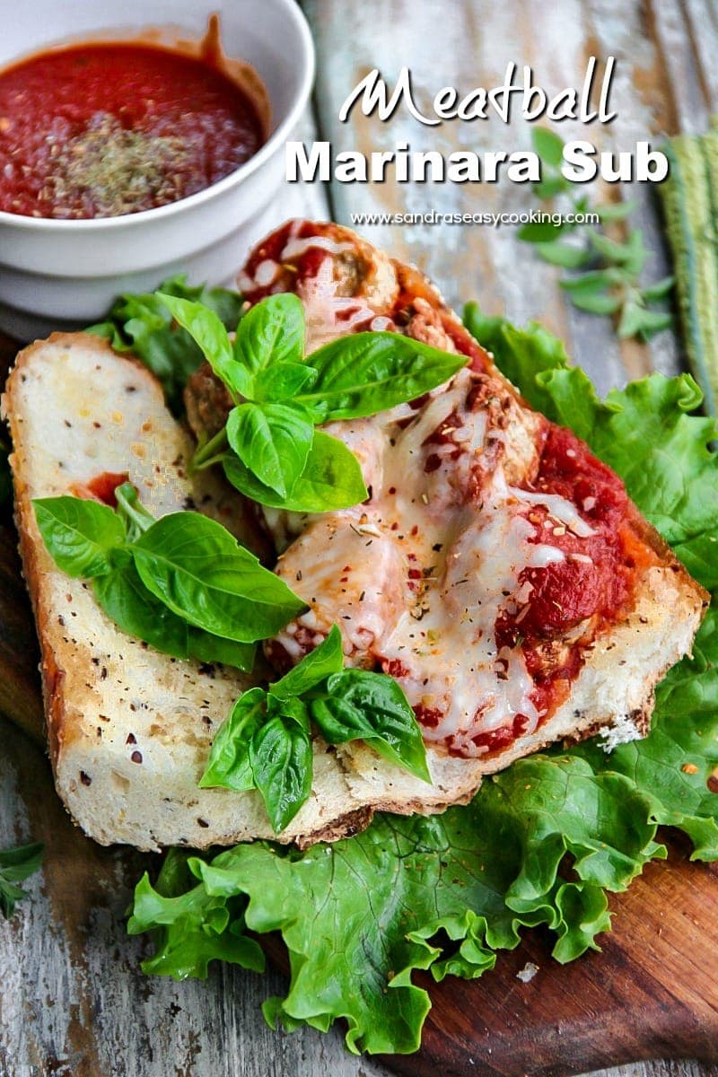 Meatball Marinara Sub Sandra's Easy Cooking