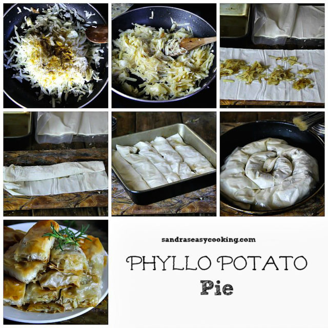 Phyllo Dough Potato Pie Pastry