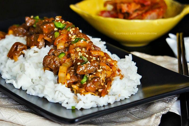 Slow Cooked Beef with Kimchi Sandra's Easy Cooking