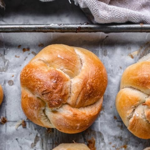 Spiral Twist Bread Rolls