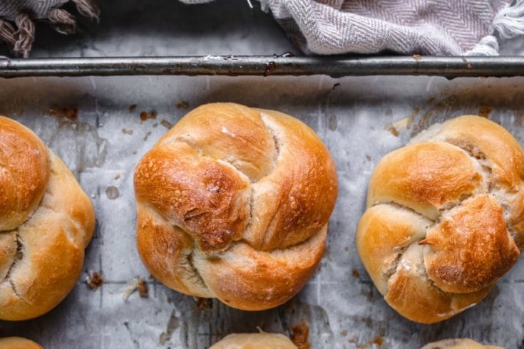 Spiral Twist Bread Rolls