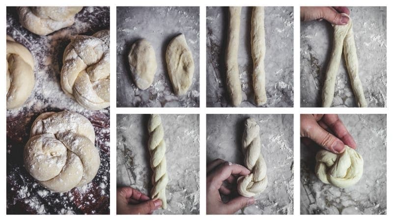 Spiral Twist Bread Rolls