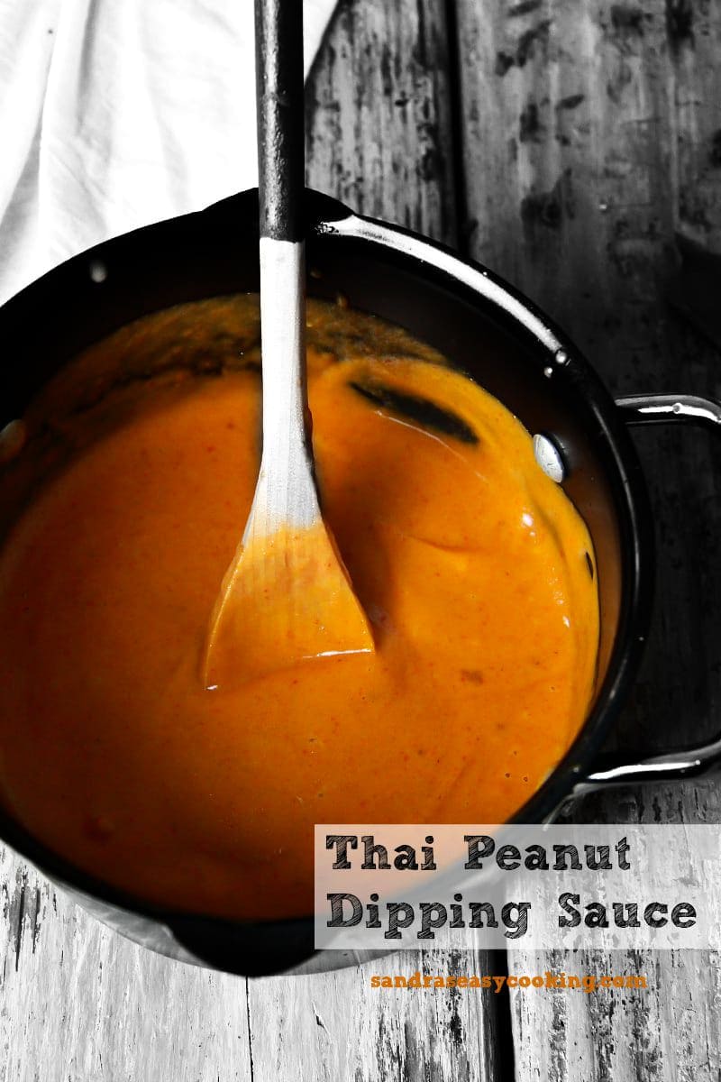 Thai Peanut Dipping Sauce Sandra's Easy Cooking