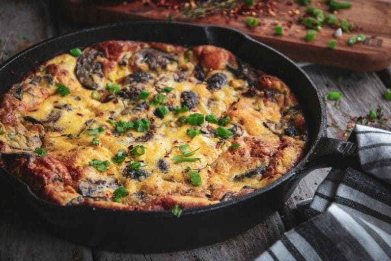 Mushroom Frittata Sandra's Easy Cooking Breakfast and Brunch Recipes