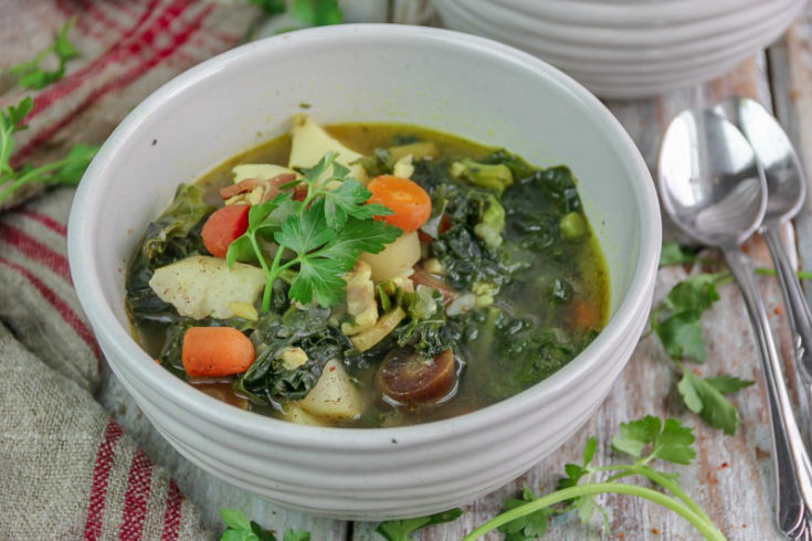 Bacon and Kale Soup