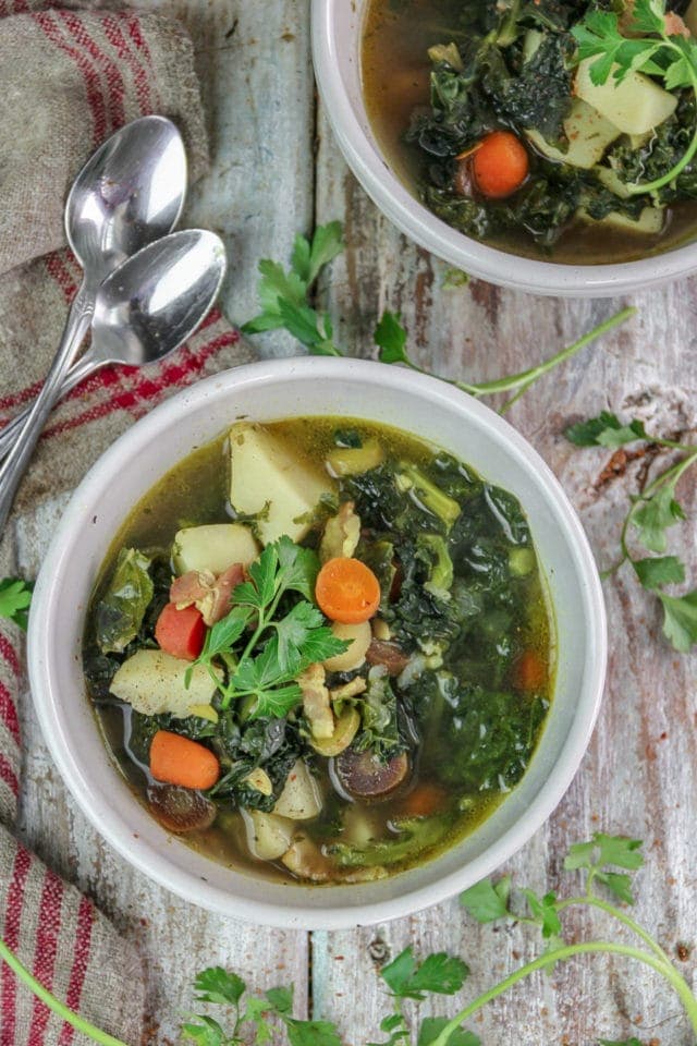 Bacon and Kale Soup