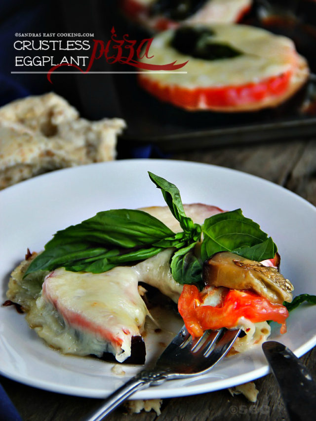 Crustless Eggplant Pizza