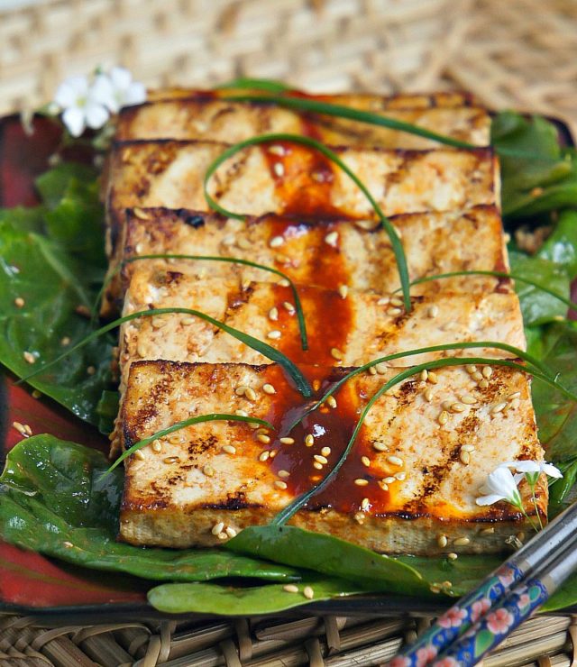 Grilled Marinated Tofu