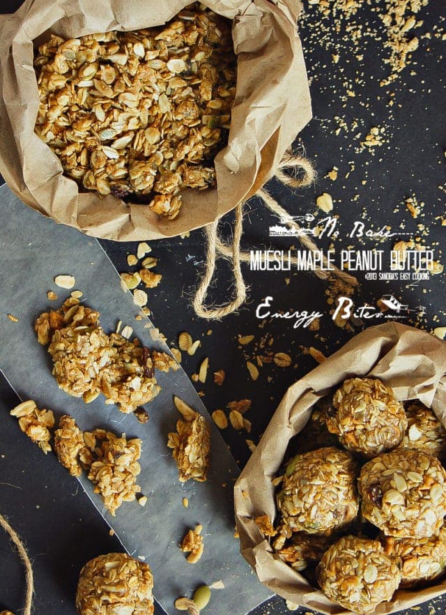 No Bake Muesli Peanut Butter Energy Bites