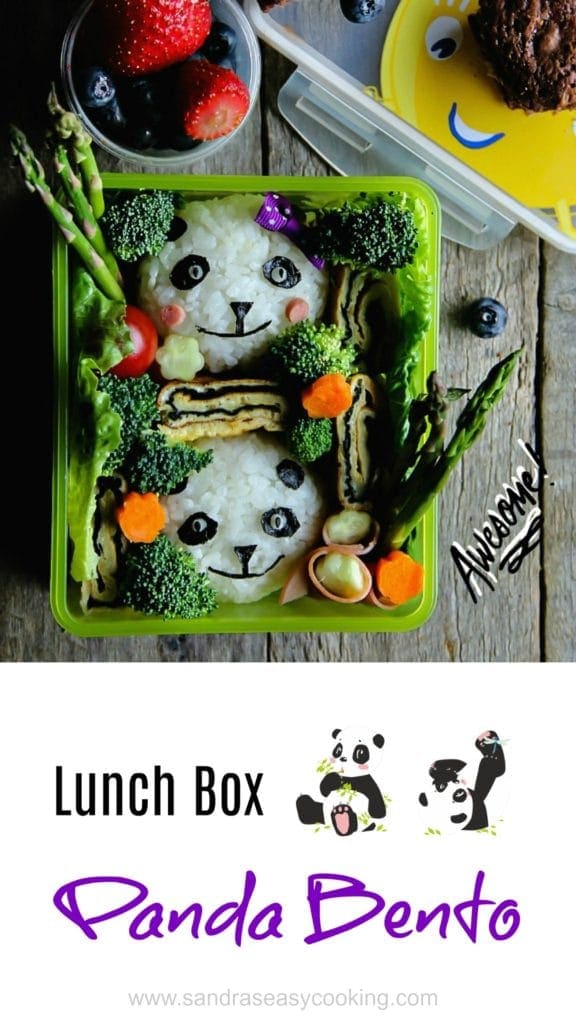Lunch Box Panda Bento Sandra's Easy Cooking