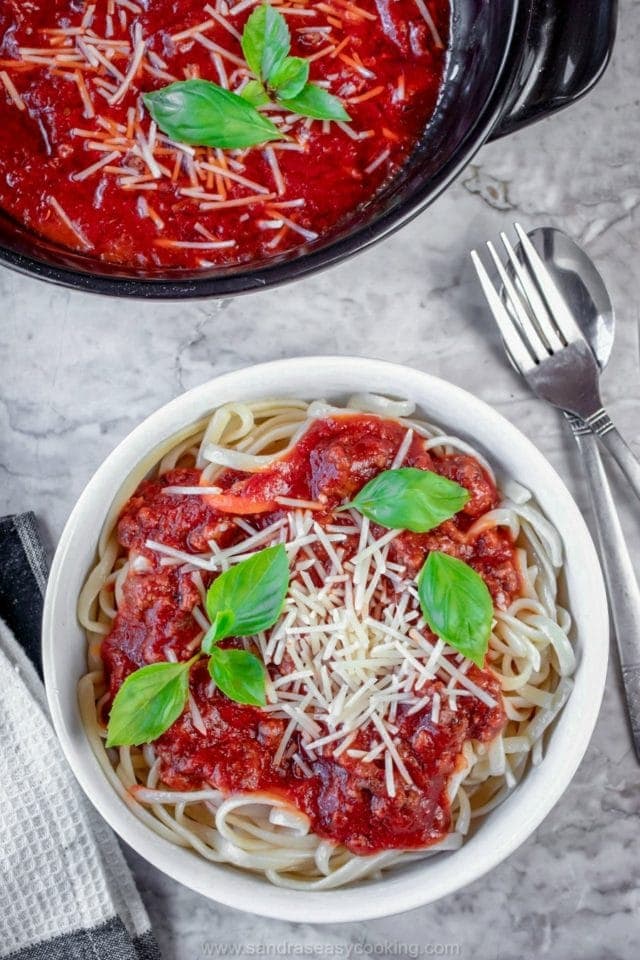 Quick and Easy Pasta with Beef Sauce