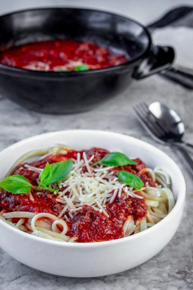 Quick and Easy Pasta with Beef Sauce Recipe