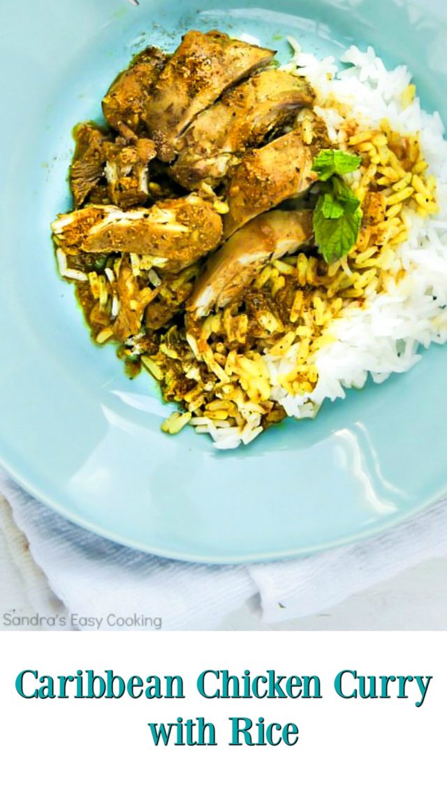 Caribbean Chicken Curry with Rice