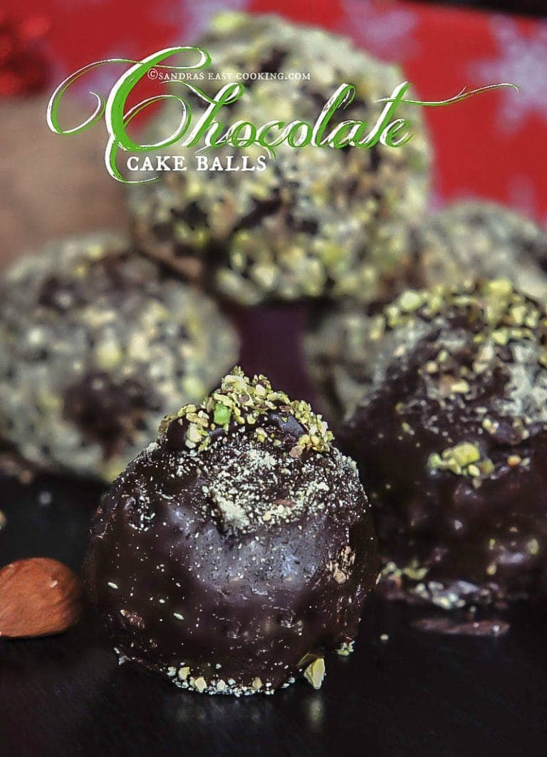 Chocolate Cake Balls Sandra's Easy Cooking