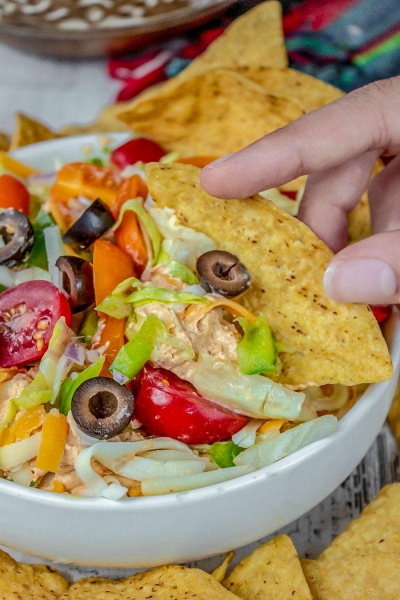 Taco Style Cream Cheese Dip Sandra's Easy Cooking