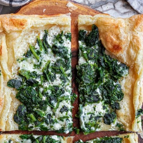 Creamy Spinach Puff Pastry Recipe
