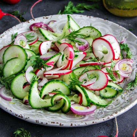 Cucumber Radish Salad