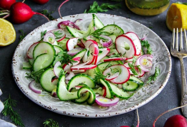 Cucumber Radish Salad