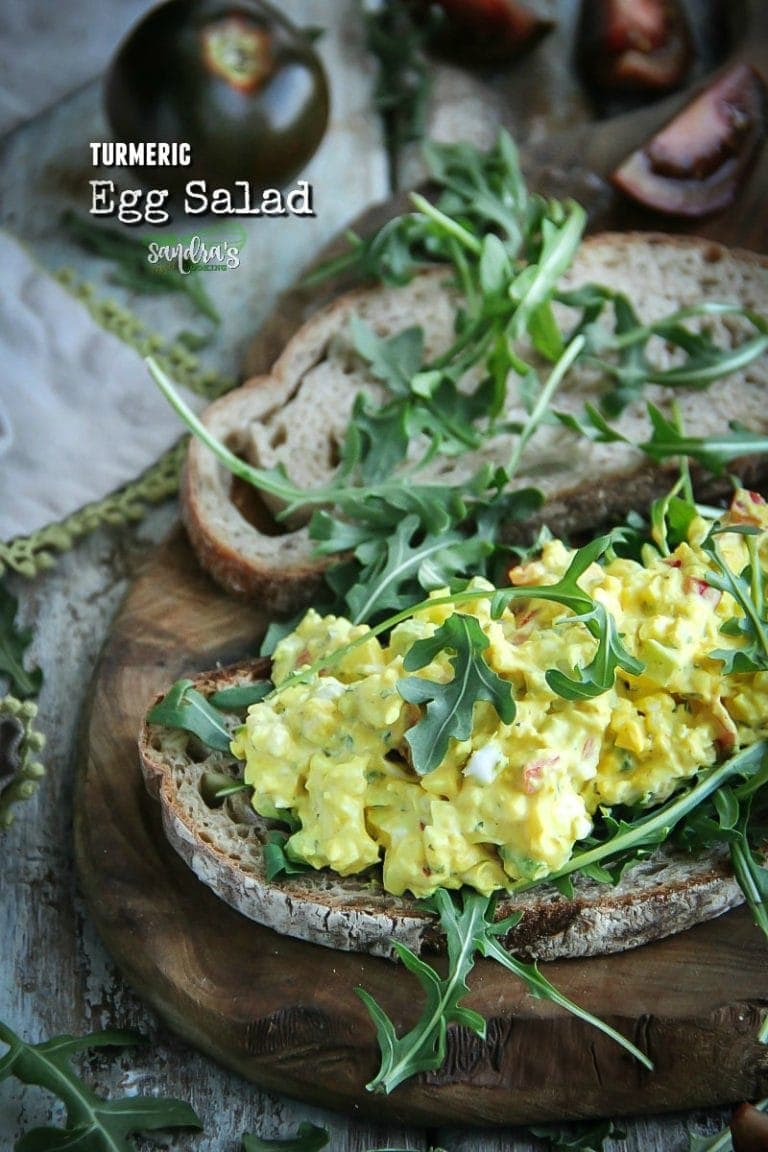 Turmeric Egg Salad Recipe Sandra's Easy Cooking Salad Recipes