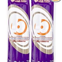 King Soba 2-PACK Gluten Free & Organic 100% Buckwheat Pasta Noodles 8.8oz - 3 Servings Per Pack