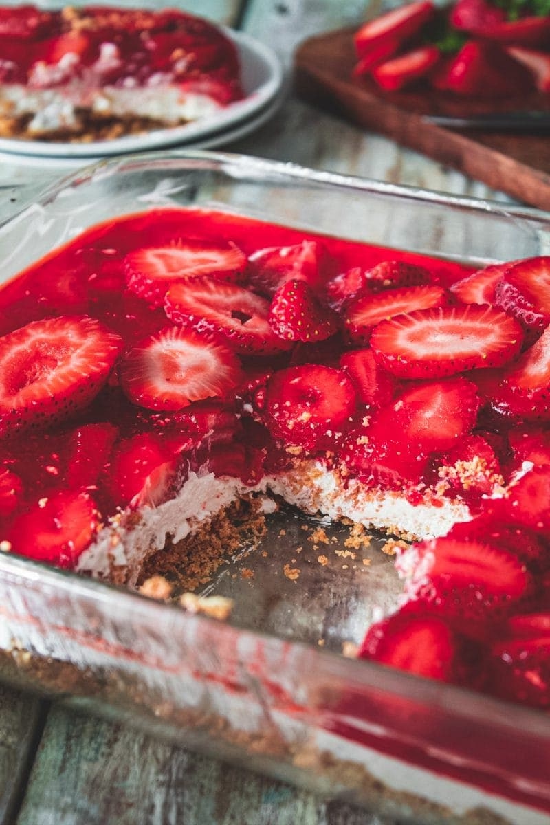 Strawberry Jello Summer Salad Sandra's Easy Cooking
