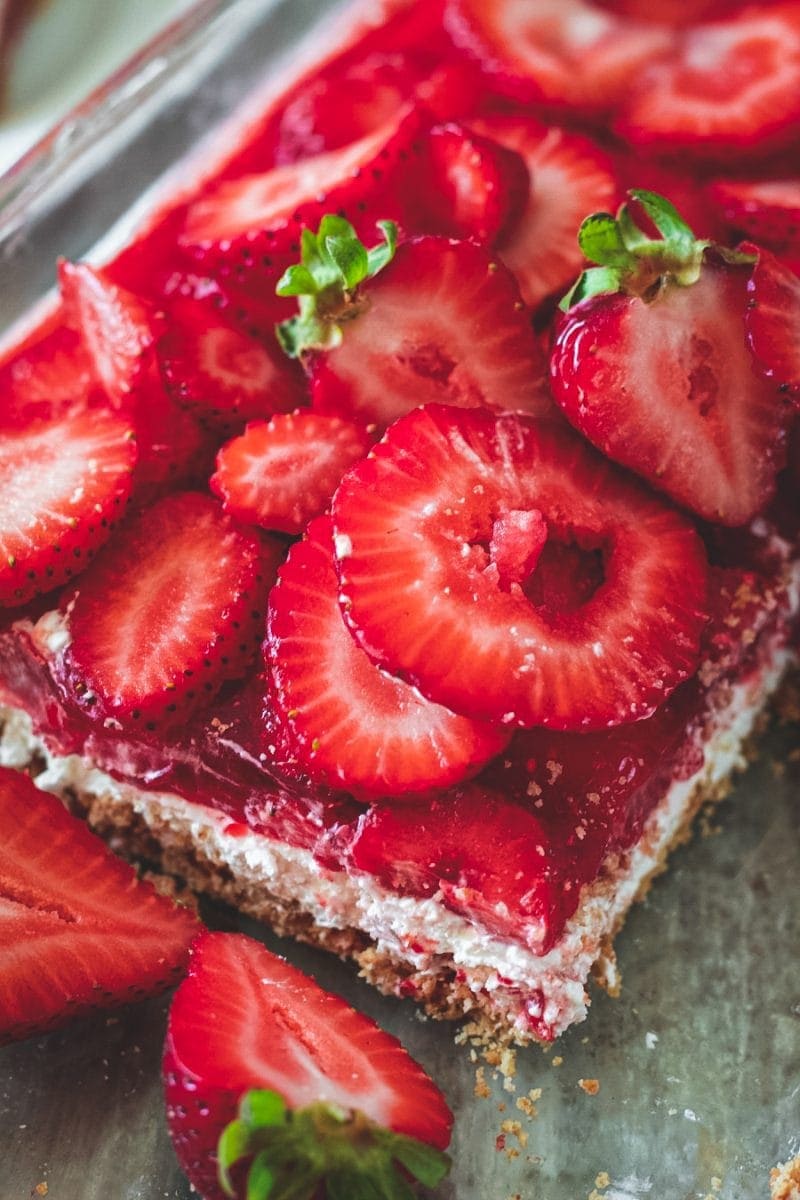 Strawberry Jello Summer Salad Sandra's Easy Cooking