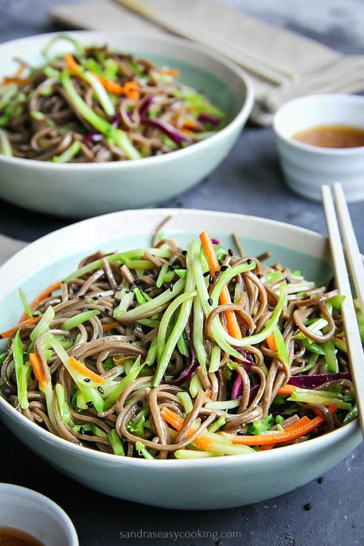 Soba Noodle Salad Sandra's Easy Cooking