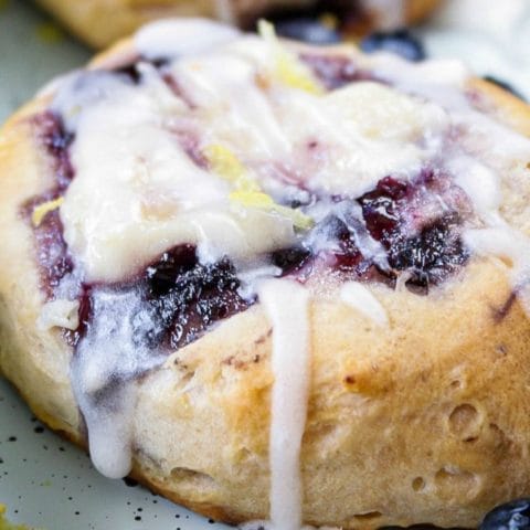 Blueberry Cream Cheese Biscuit Danish