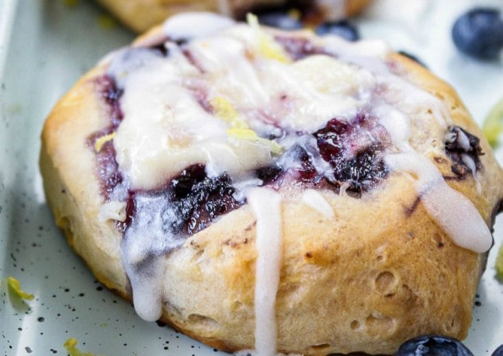 Blueberry Cream Cheese Biscuit Danish