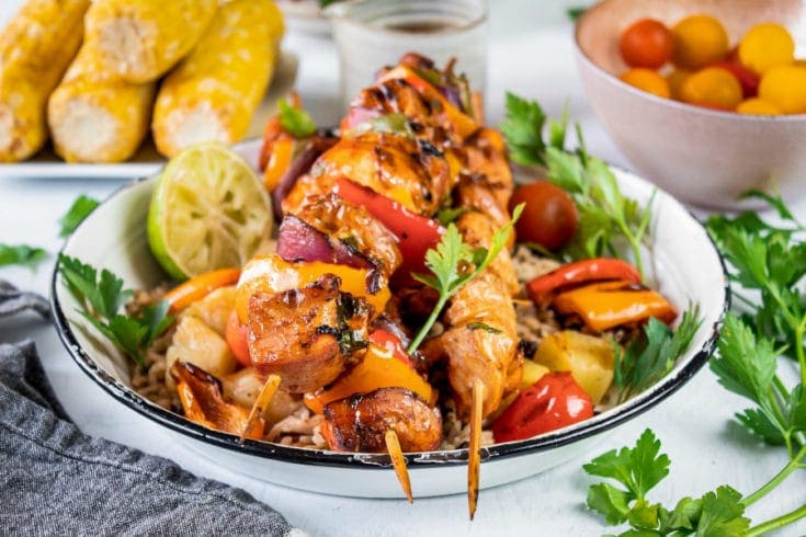 Chicken Fajita Skewers