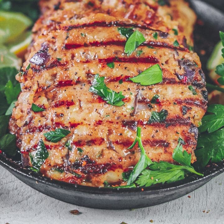 Simple Halibut Burger