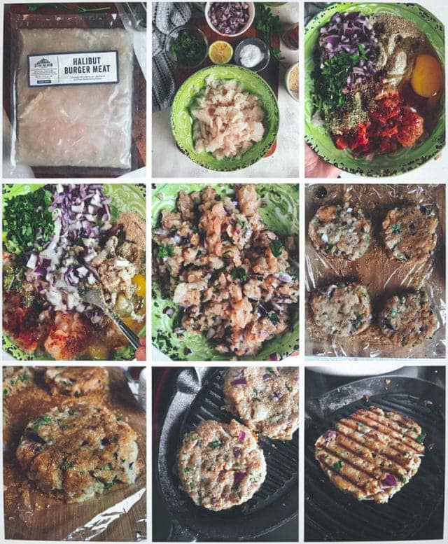 Simple Halibut Burger Sandra's Easy Cooking