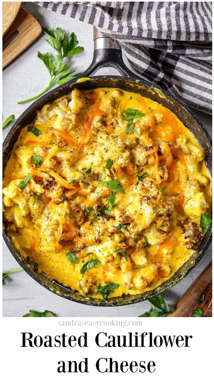 Roasted Cauliflower and Cheese Sandra's Easy Cooking