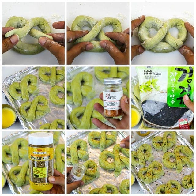 Green Tea Soft Pretzels