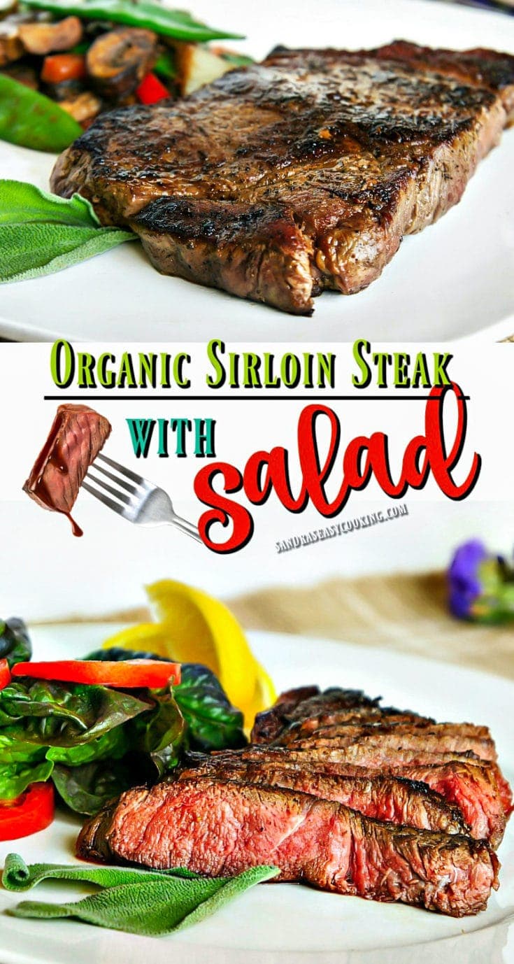 Organic Sirloin Steak Salad Sandra's Easy Cooking