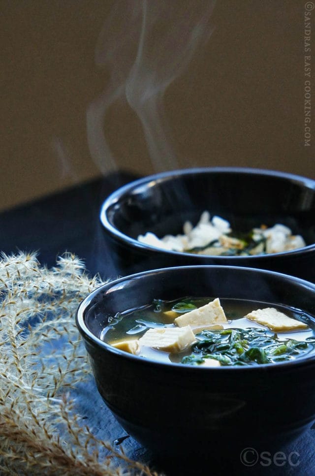 Spinach and Tofu Soup