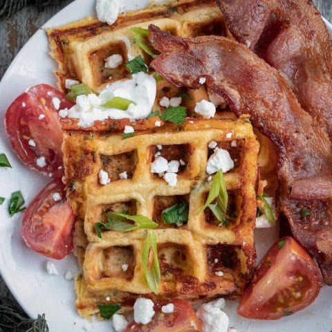 Keto Chaffles - 4 Flavors! • Low Carb with Jennifer