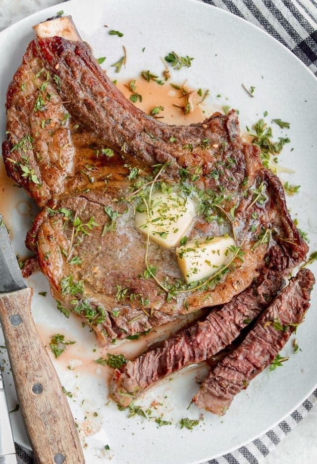 Air Fryer Bonein Ribeye Steak Sandra's Easy Cooking