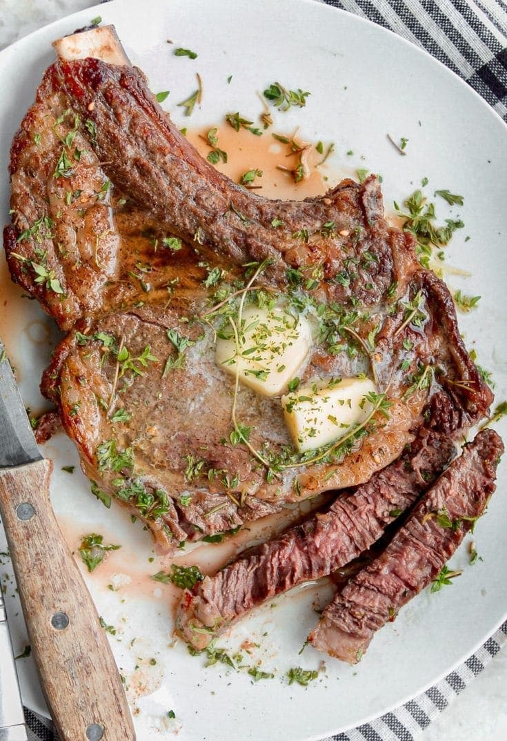 Air Fryer Bonein Ribeye Steak Sandra's Easy Cooking