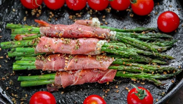 Asparagus Wrapped with Prosciutto