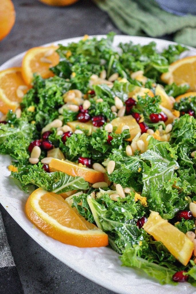 Citrus Kale Salad Recipe Sandra's Easy Cooking Salad Recipes