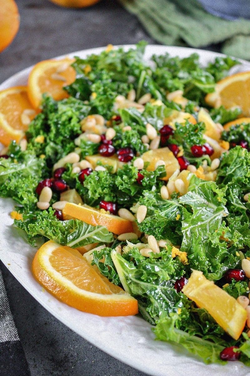 Citrus Kale Salad Recipe Sandra's Easy Cooking Salad Recipes