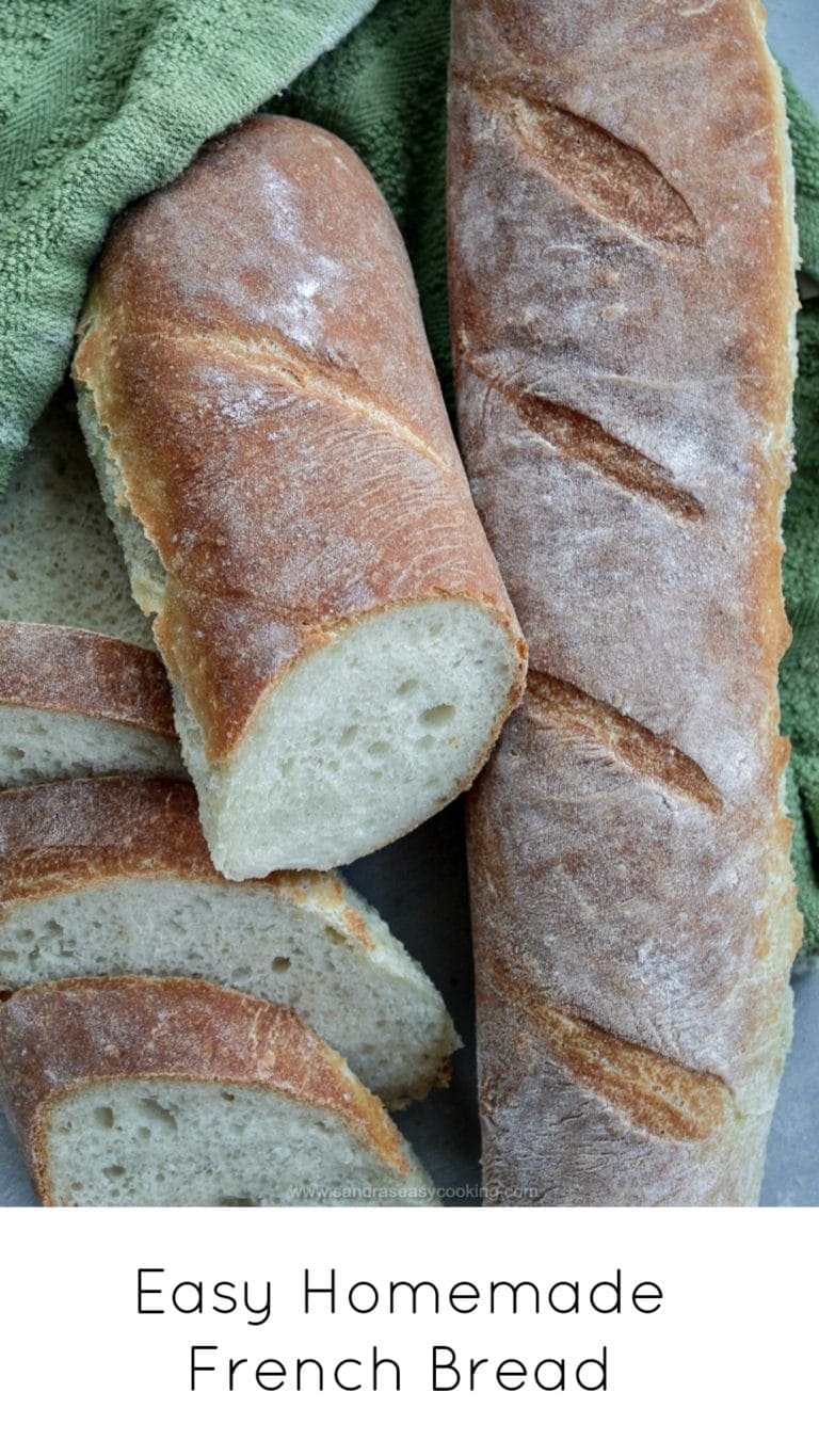 Easy Homemade French Bread Sandra's Easy Cooking Bread Recipes